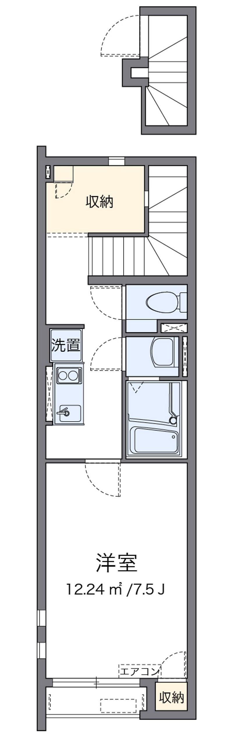 クレイノ黒川 間取り
