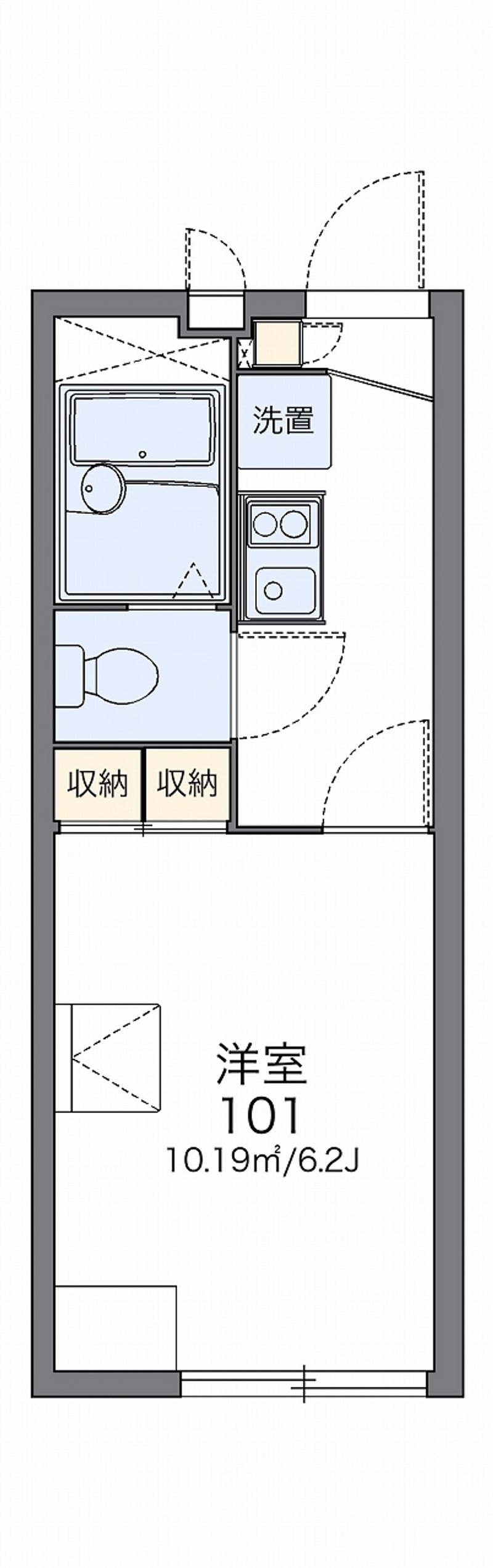 レオパレスＰｌｕｔｏｎｅ 間取図
