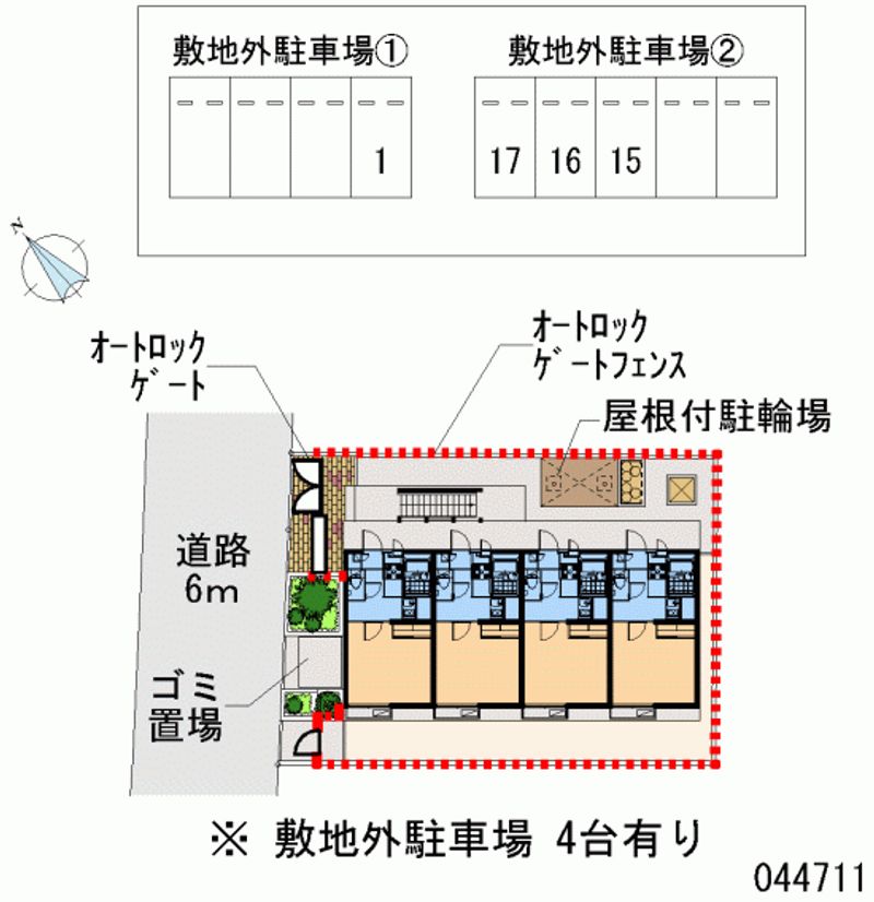 レオパレスアネモス 区画図