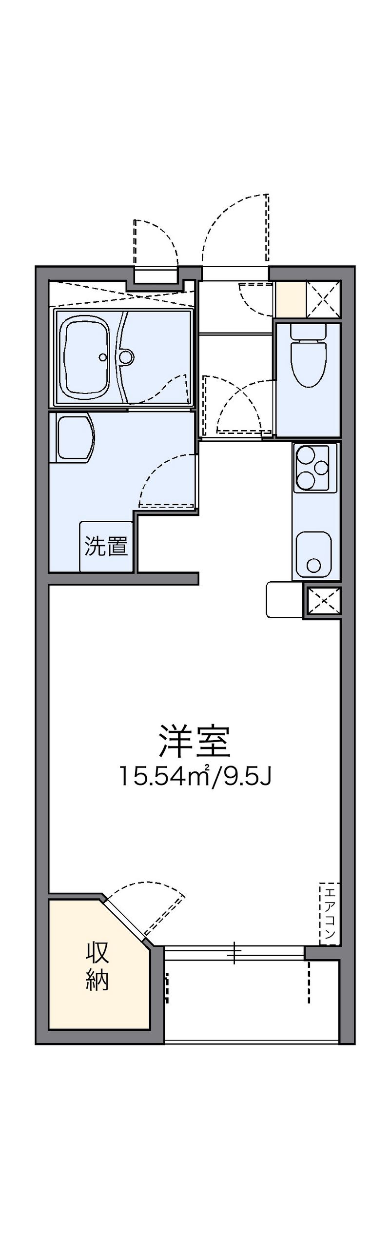 レオネクストアスパイア 間取図