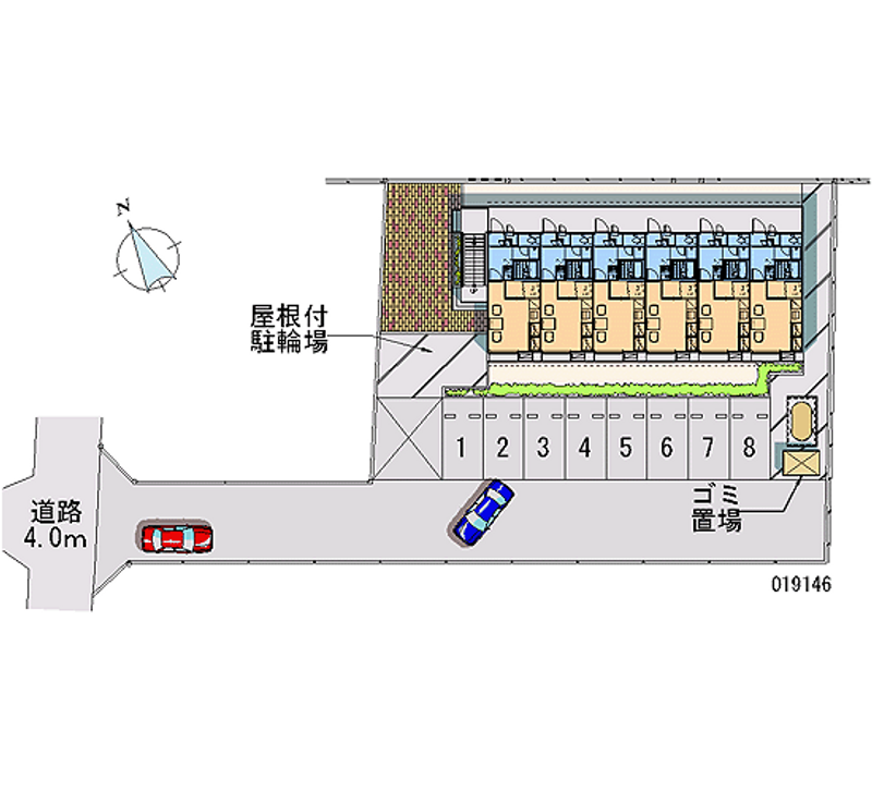 レオパレスエクセレントＳＡＤＡ 月極駐車場