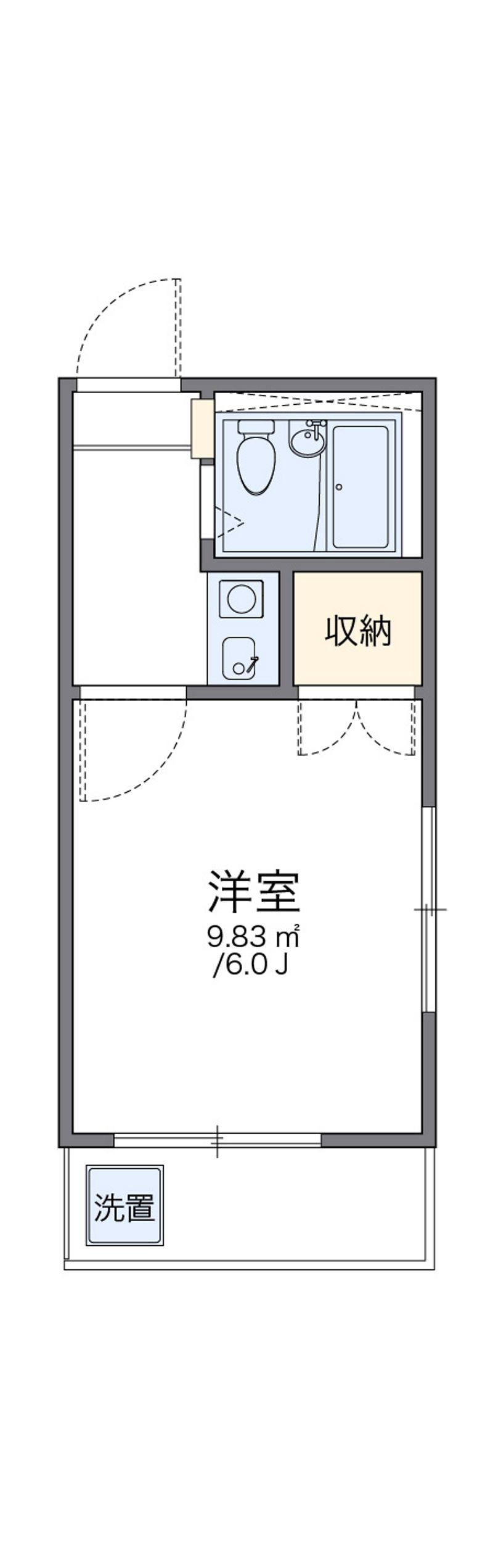 レオパレス瓢箪山第５ 間取図