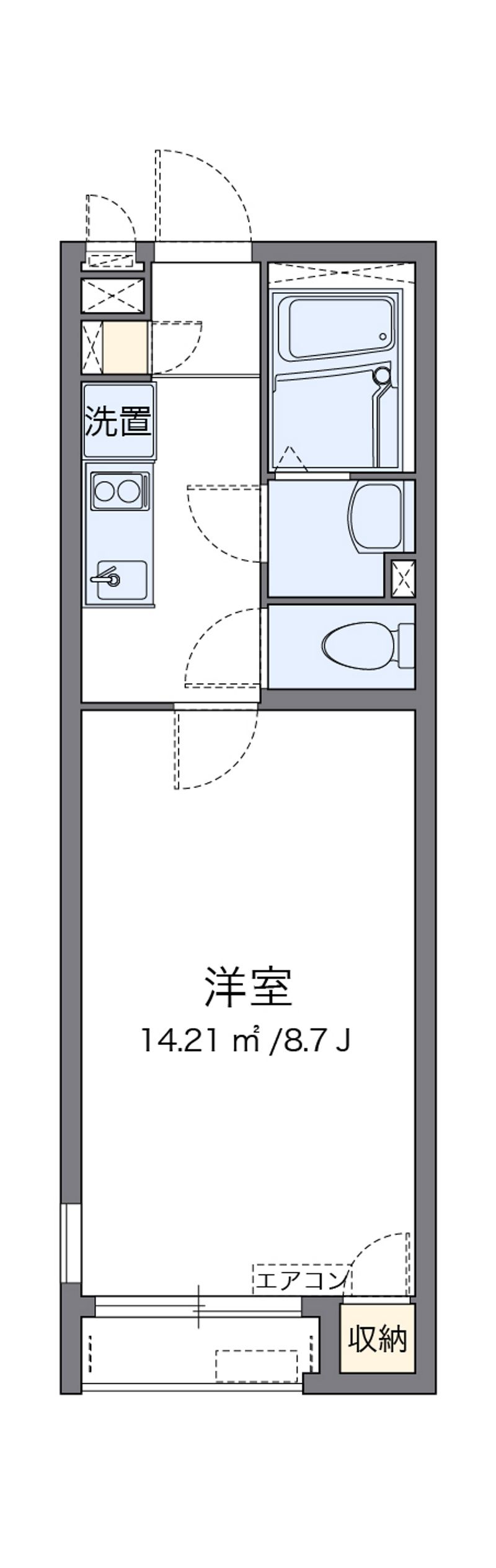 クレイノリリオ 間取図