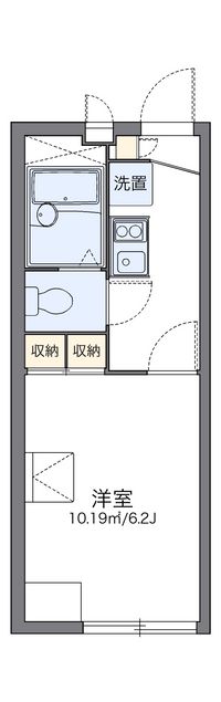 レオパレスつばさ 間取り図