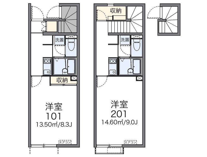 レオネクストＣＨＩＦＵＴＡＫＡ 間取図