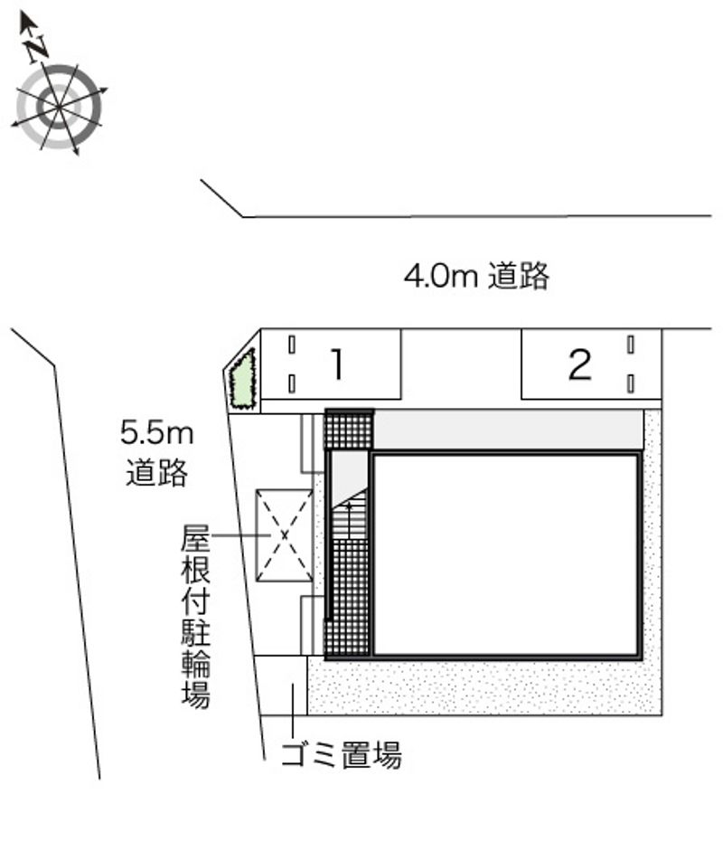 レオパレスアグリコルトゥーラ 配置図