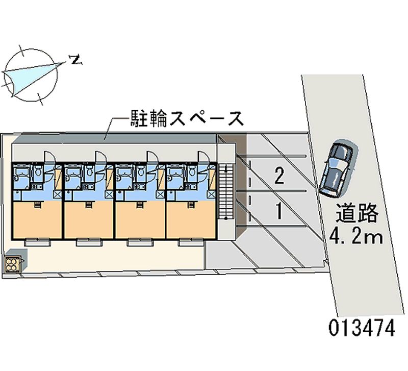レオパレスシャトレ 月極駐車場