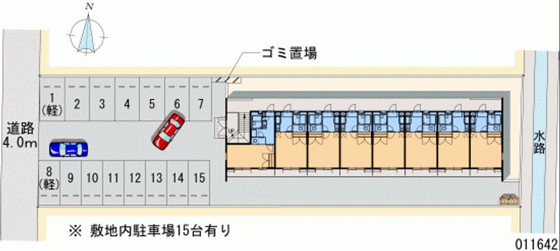 レオパレスノボル 月極駐車場