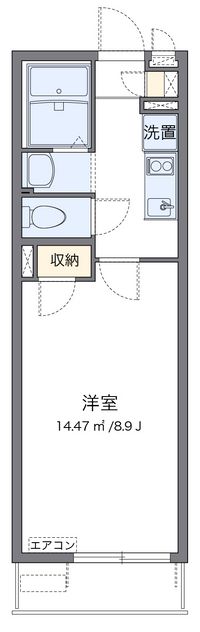 クレイノシャトーブランカⅡ 間取図