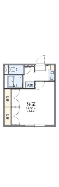 レオパレスリバティー２ 間取り図