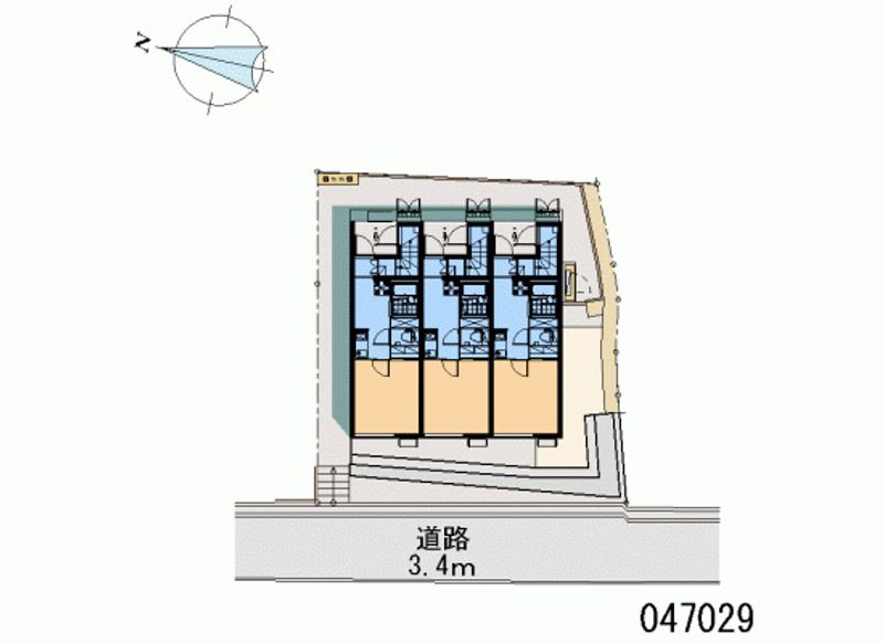 レオネクストハイツ五位ノ池Ⅱ 区画図