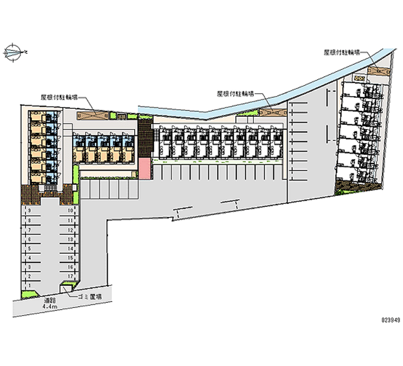 23949 bãi đậu xe hàng tháng