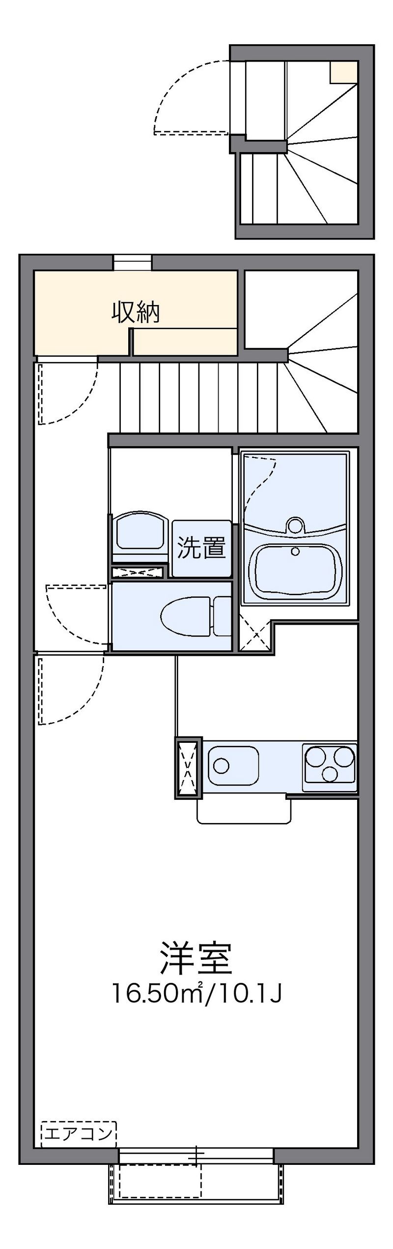 レオネクストアモローザ 間取図
