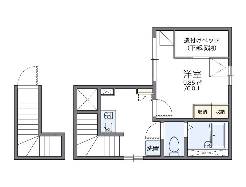 レオパレス末広 間取り