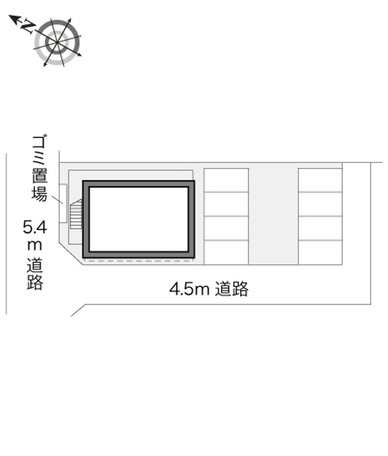 レオパレスニューアミューズ 配置図