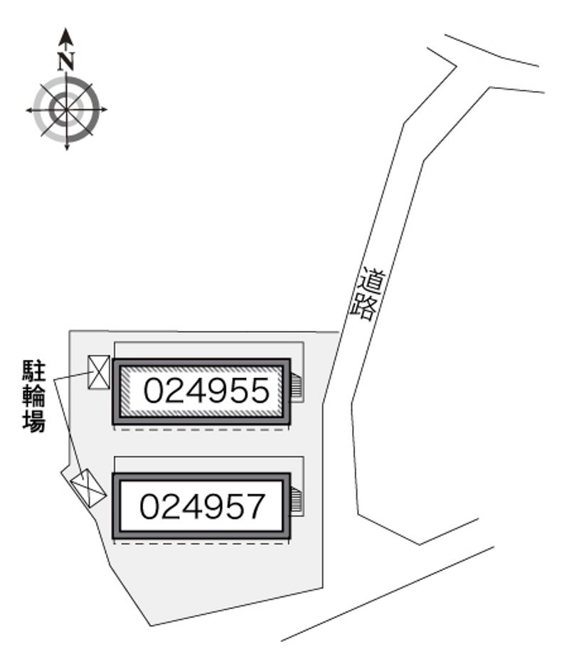 レオパレスピエールＡ 配置図