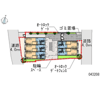 レオパレスフリージア 区画図
