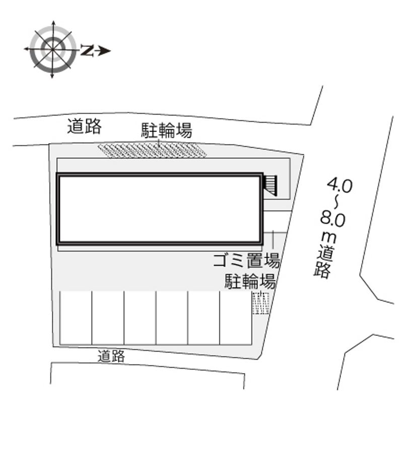 レオパレスメープル 配置図