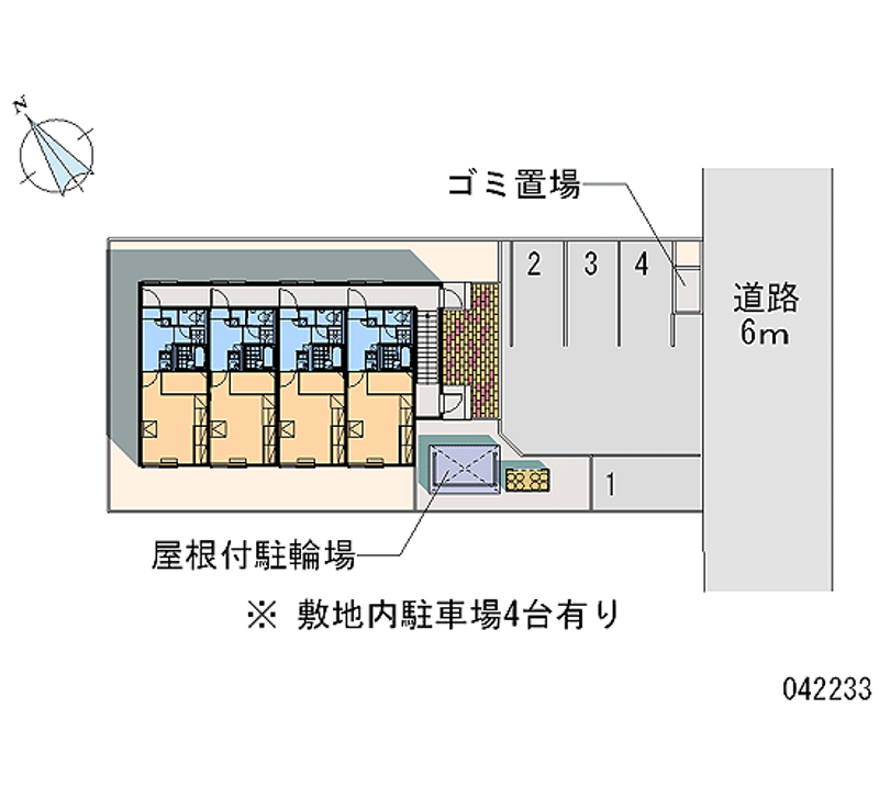 レオパレス羊ヶ丘　康 月極駐車場