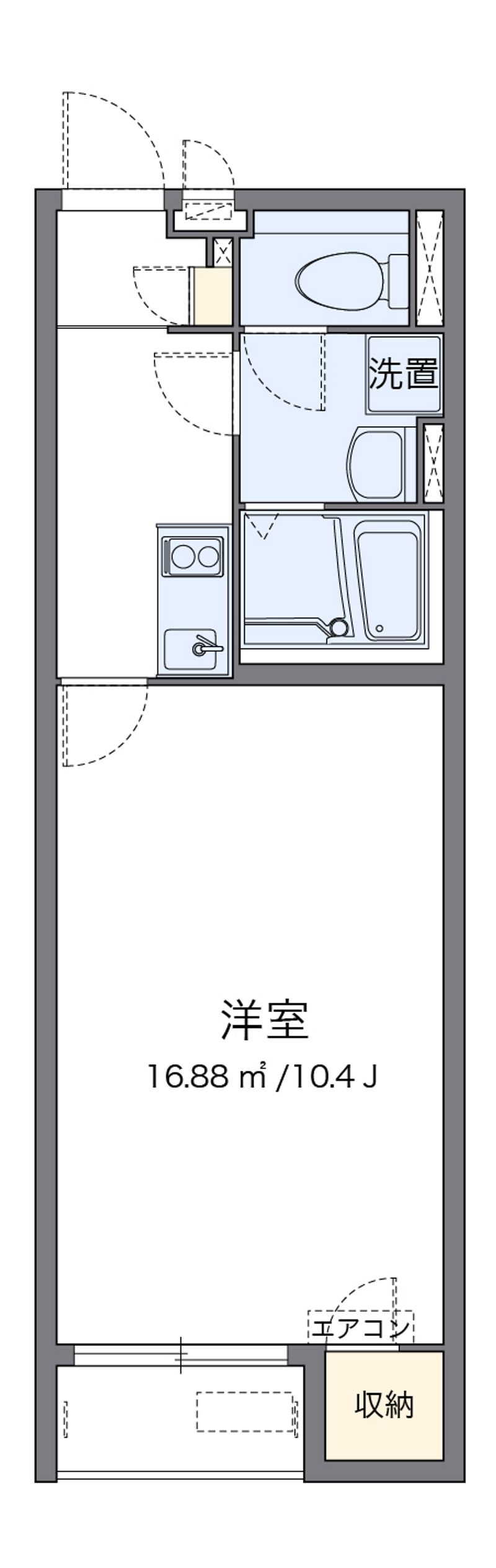 クレイノグローリーⅡ 間取図
