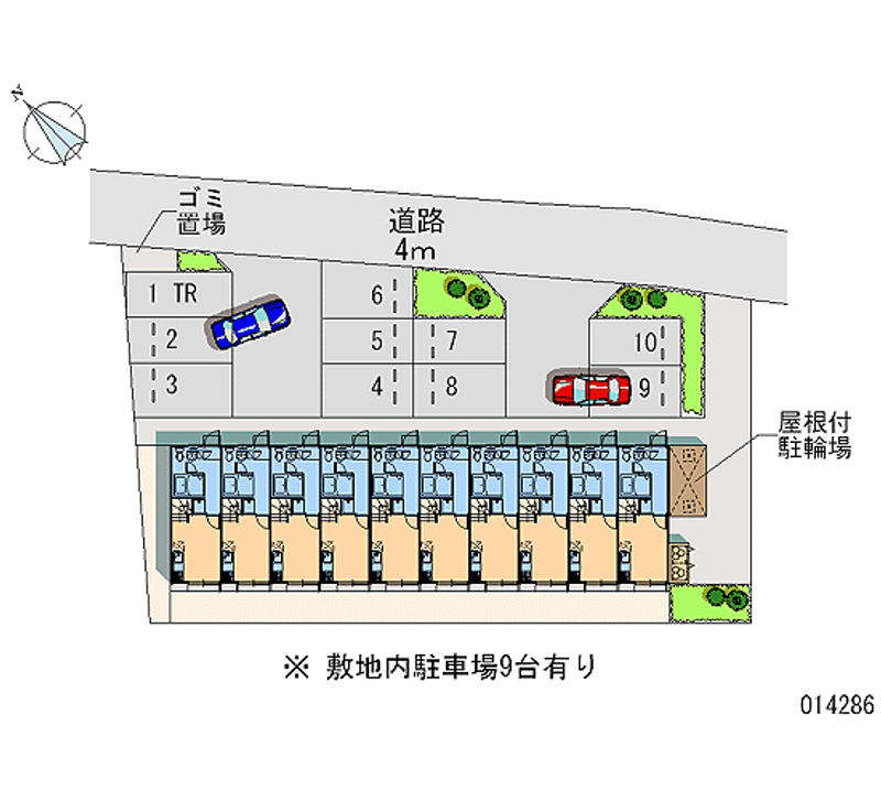 14286 Monthly parking lot