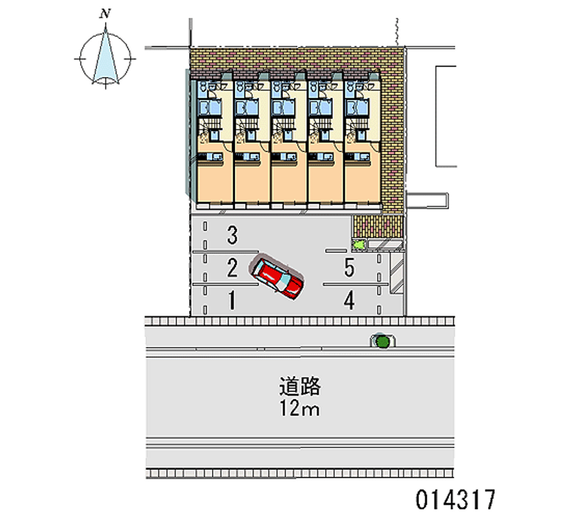 レオパレスのぞみ 月極駐車場