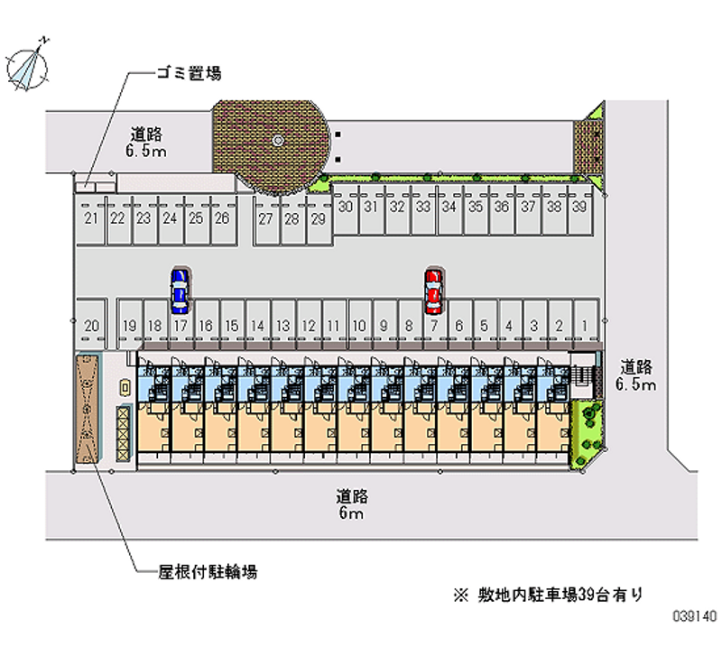 39140 Monthly parking lot