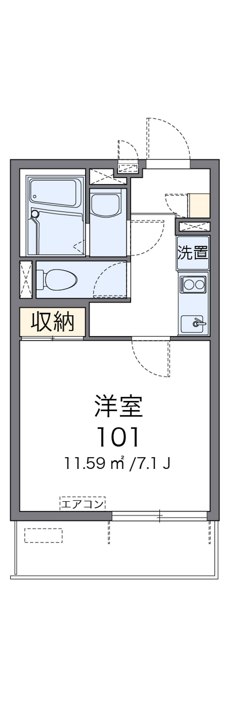 クレイノル　メルシェ 間取図