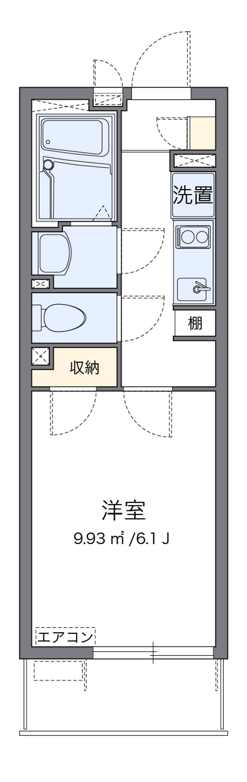 クレイノ春日 間取図