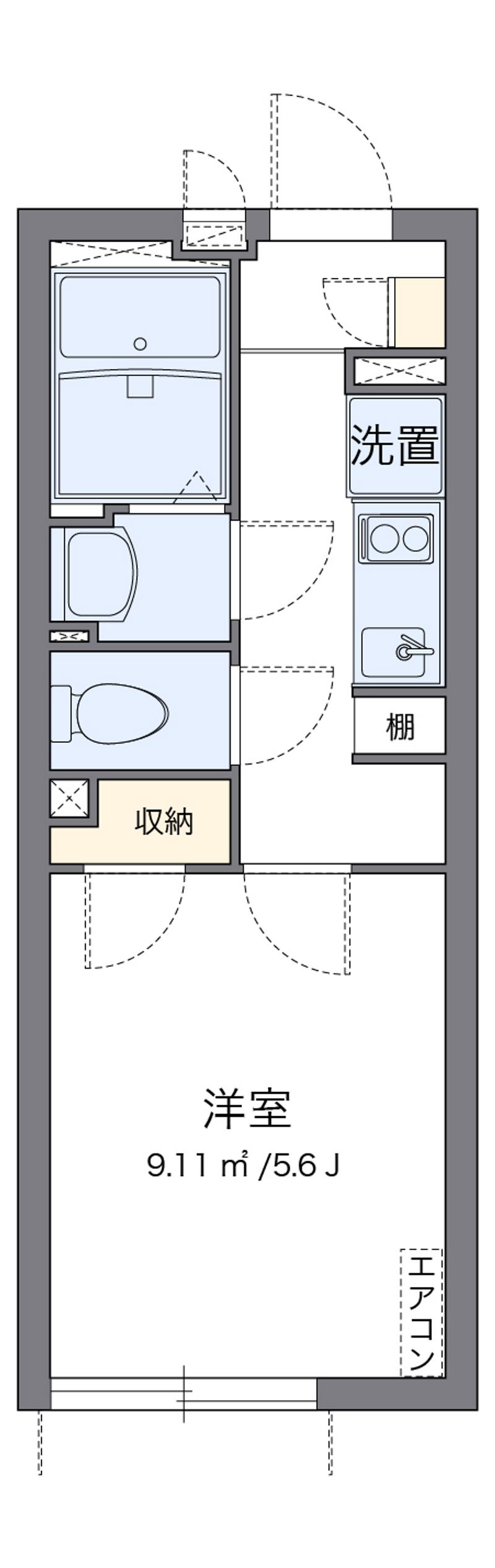 クレイノポラリスⅡ 間取図