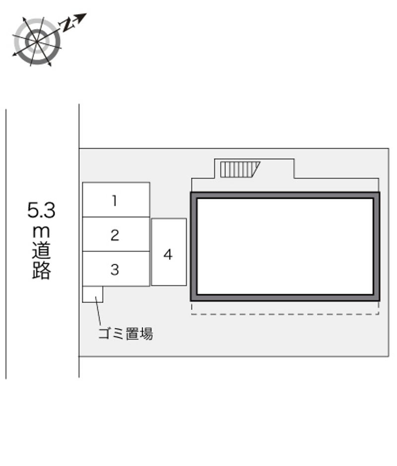 レオパレスブロバンス　辻 配置図