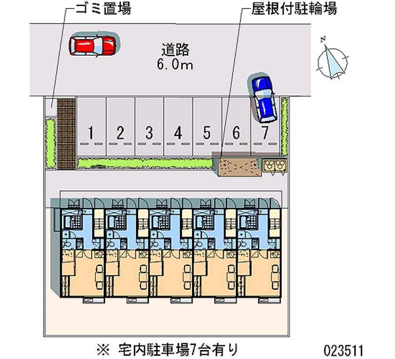 23511 Monthly parking lot