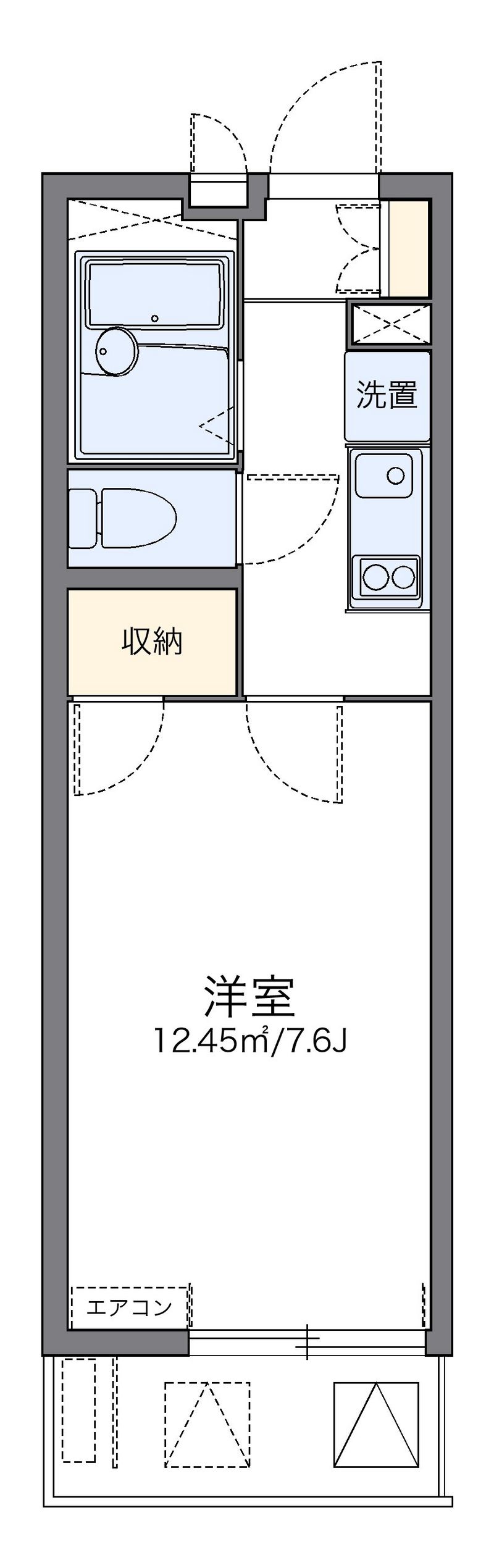 レオパレスＷｉｎｄⅡ 間取図