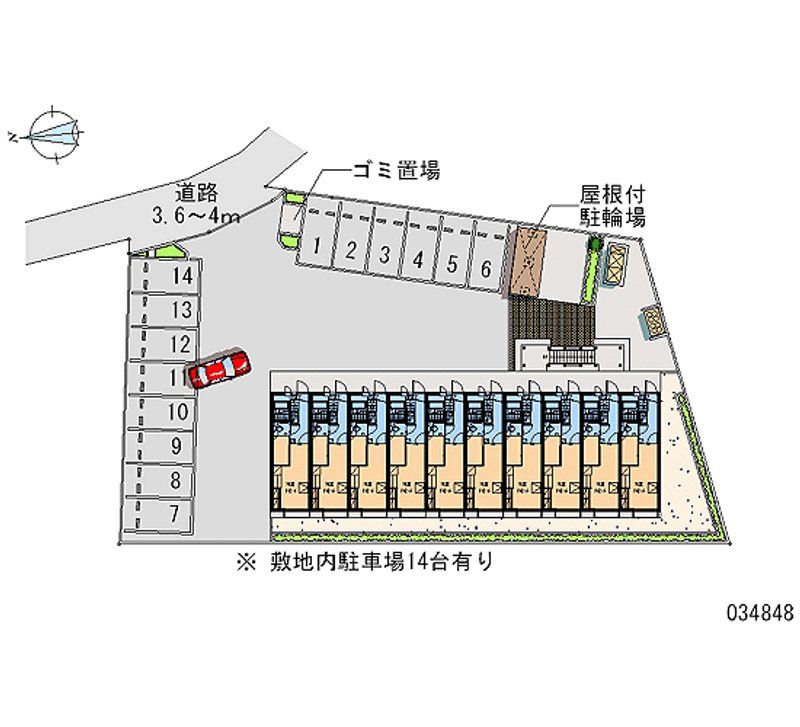 34848月租停车场