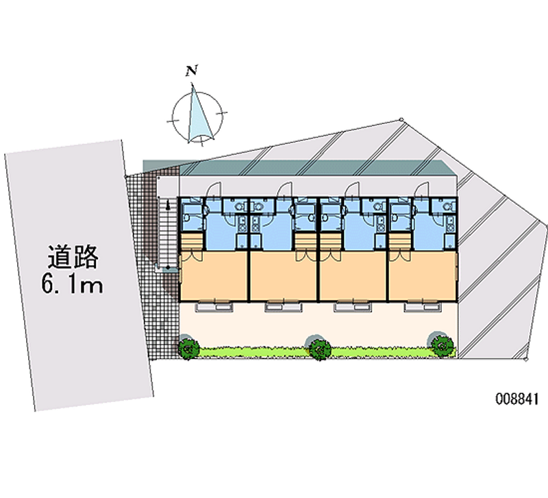 レオパレス永原 区画図