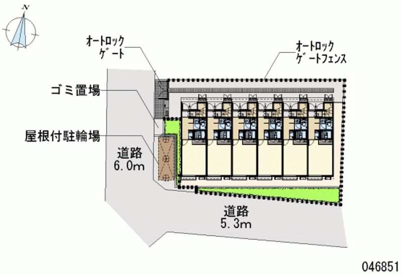 レオネクストルミナウス春日 区画図