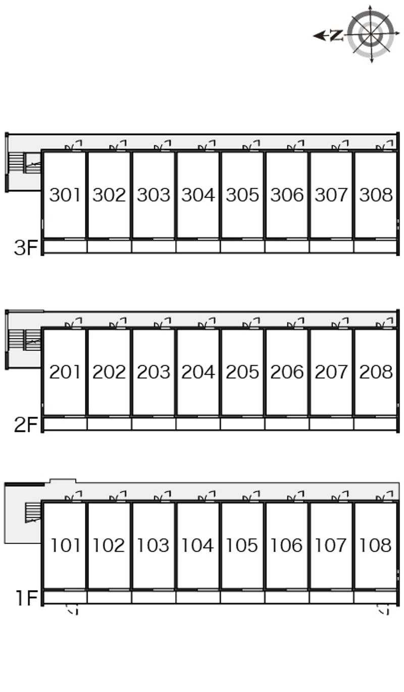 クレイノオアシスⅡ 間取配置図