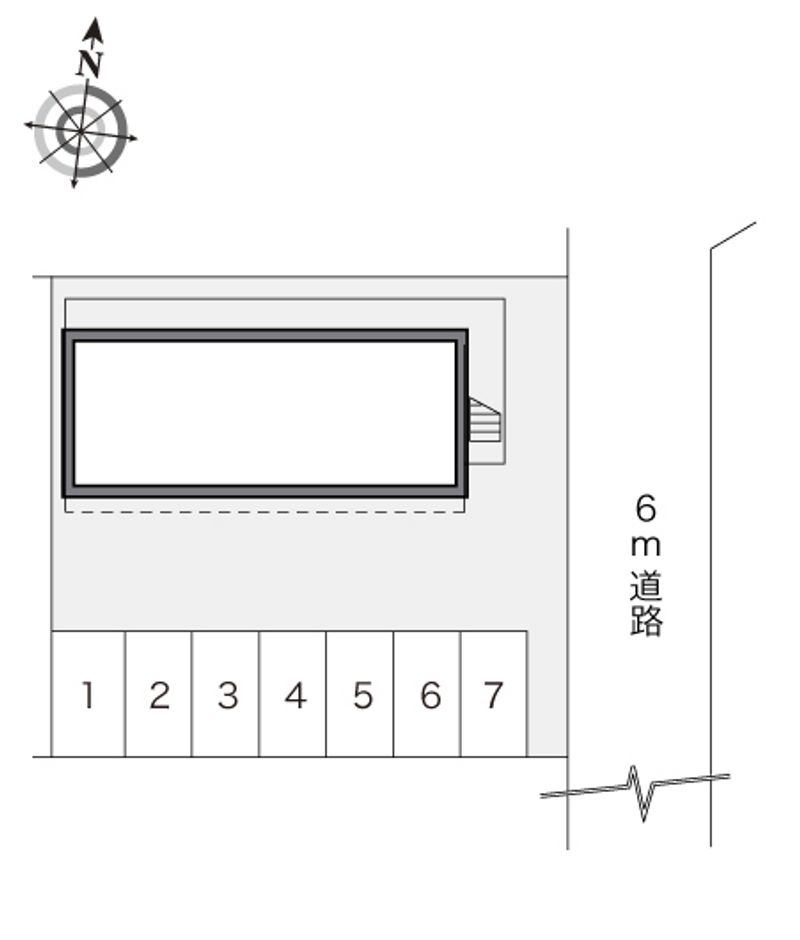 レオパレスカーサエスペランサ 配置図