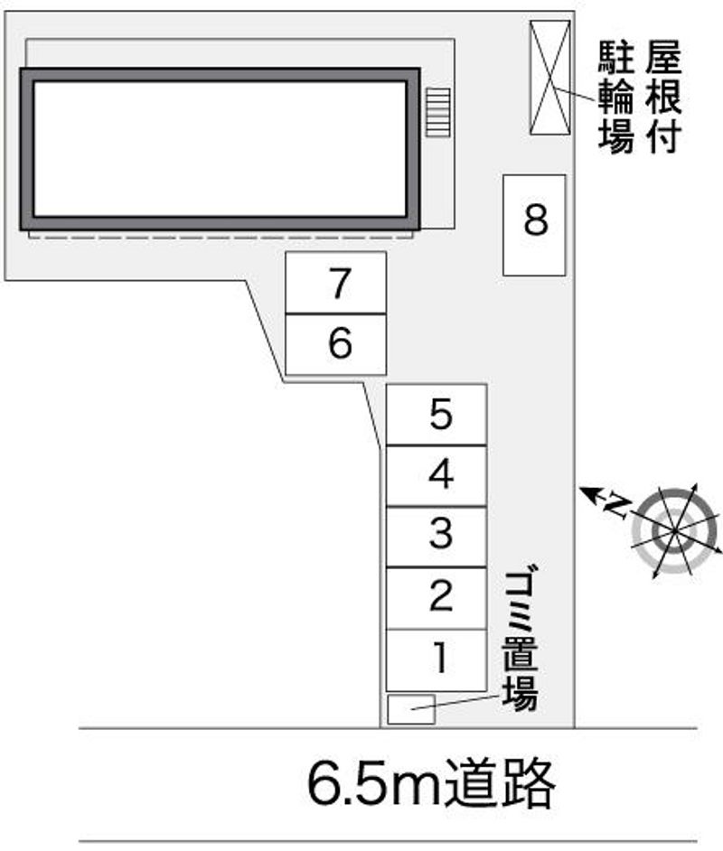 レオパレス幸 配置図