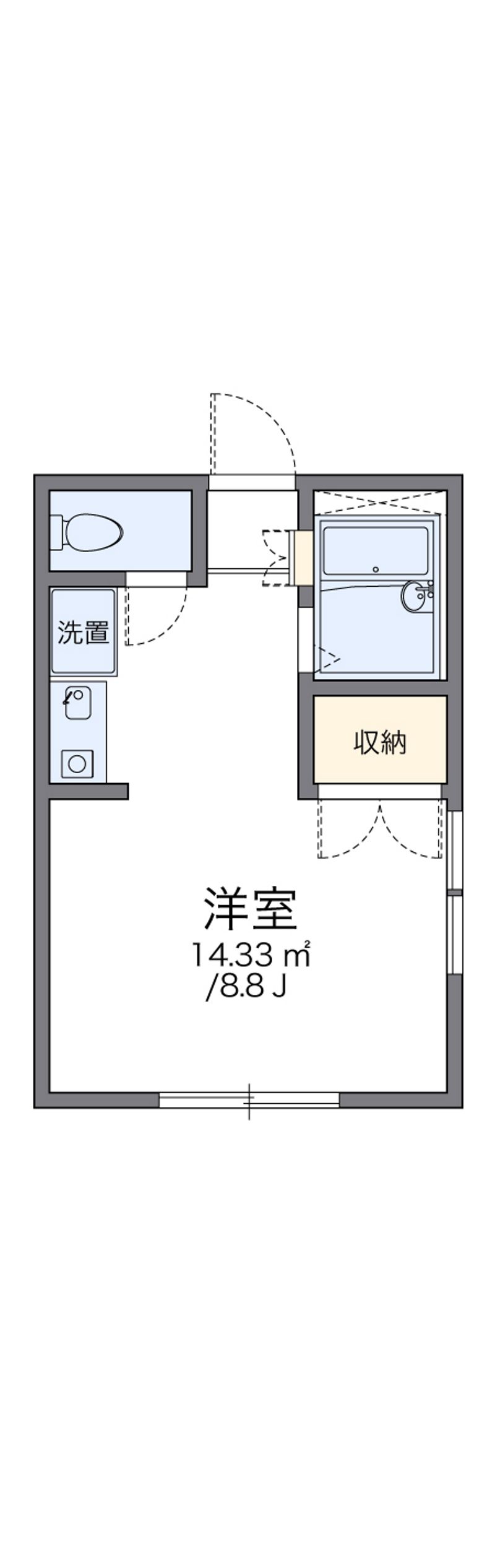 leopalace Nakacho Sơ đồ nhà