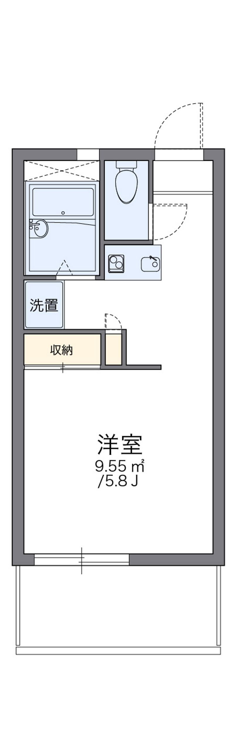 レオパレスＥＡＳＴ　ＦＩＥＬＤ　精華 間取図