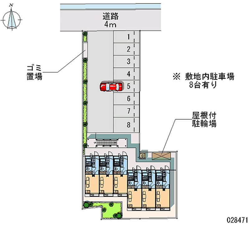 28471 Monthly parking lot