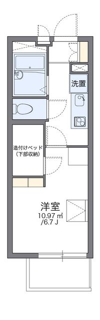 レオパレスＦｏｕｎｔ　Ａ 間取り図