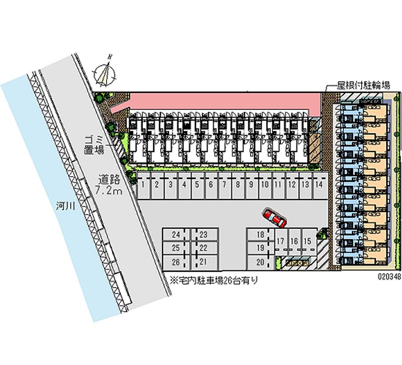 20348 bãi đậu xe hàng tháng