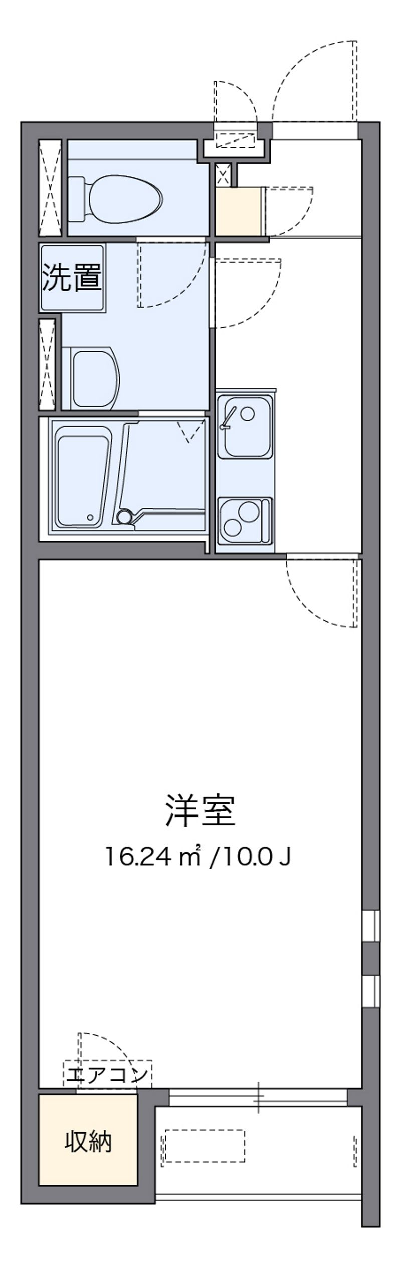 クレイノサンライズ吉志 間取り