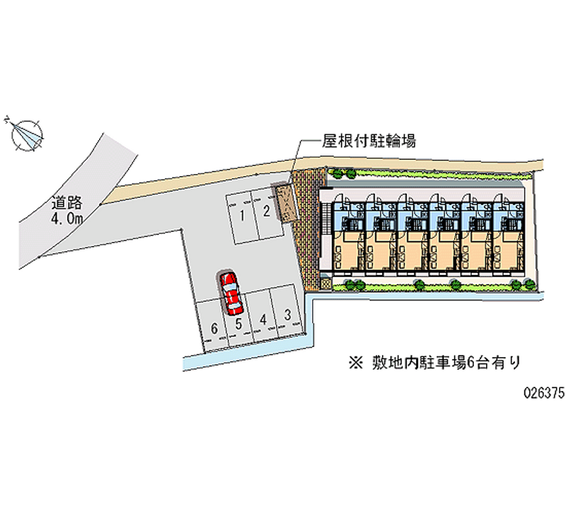 レオパレスみやび 区画図
