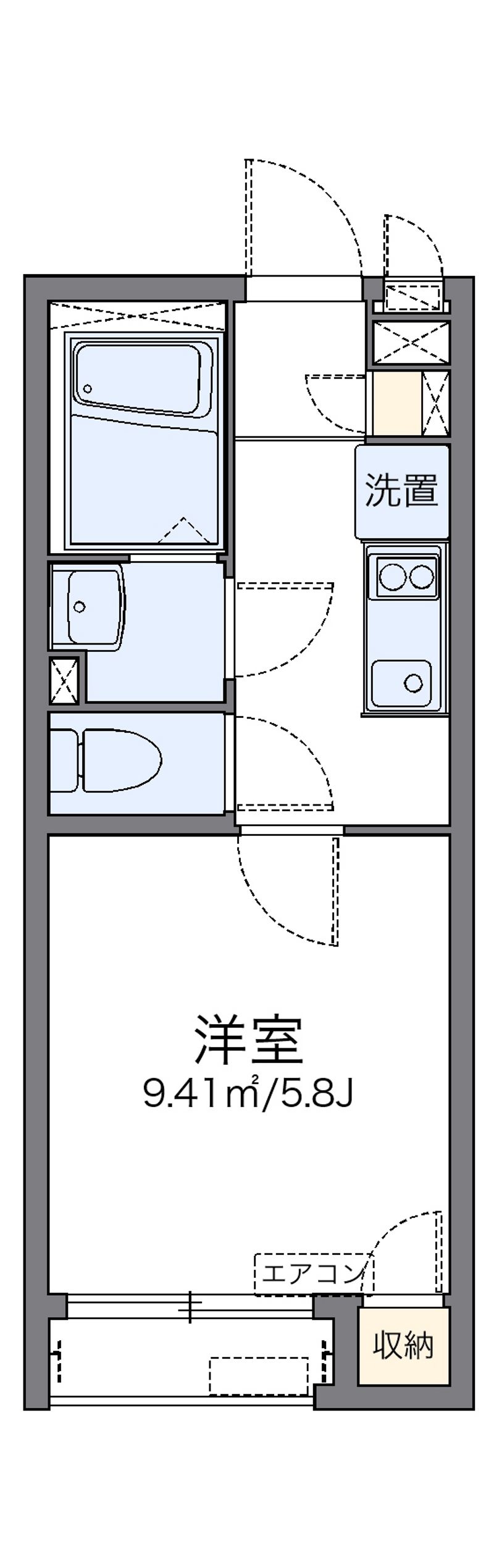 レオネクストアルカディア長沢 間取図