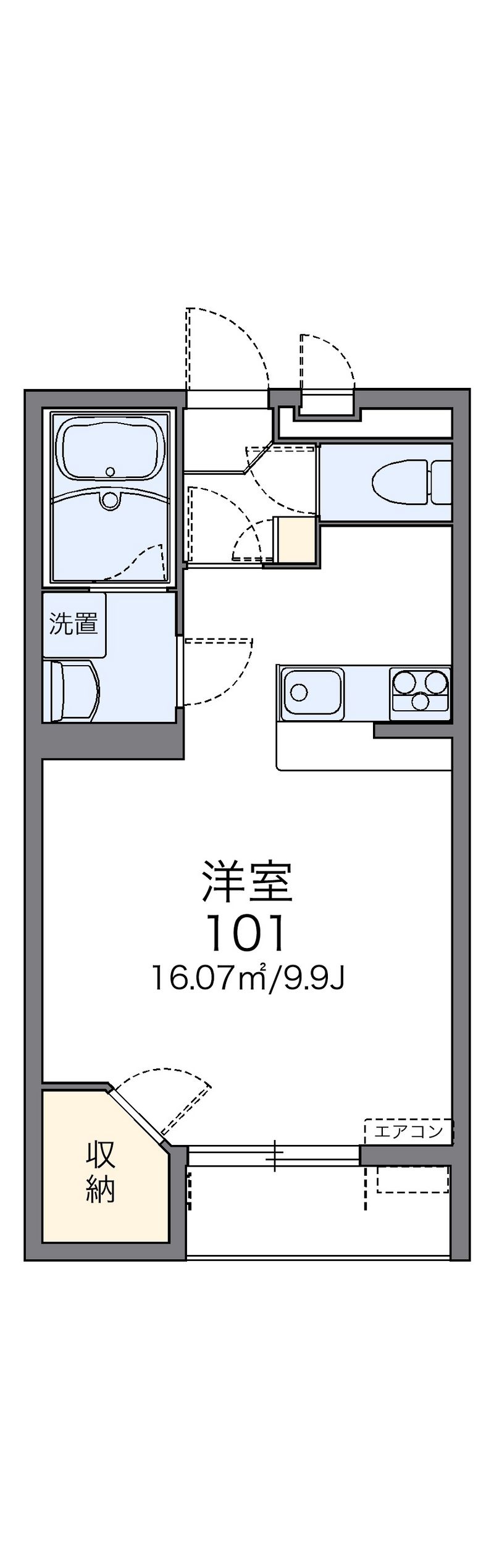 レオネクスト木曳野 間取図