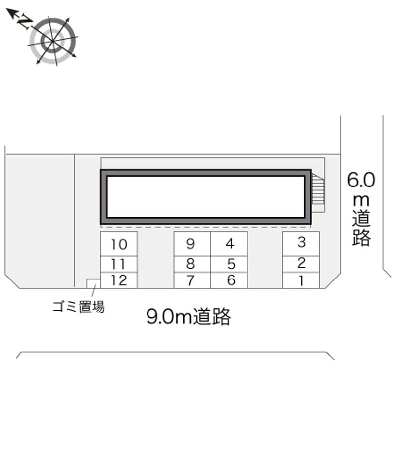 レオパレススクエア 駐車場