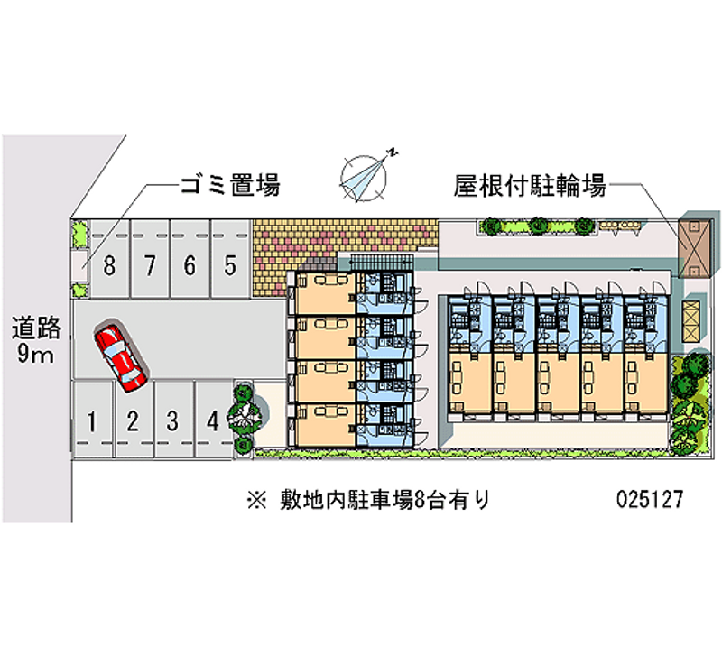 25127月租停車場